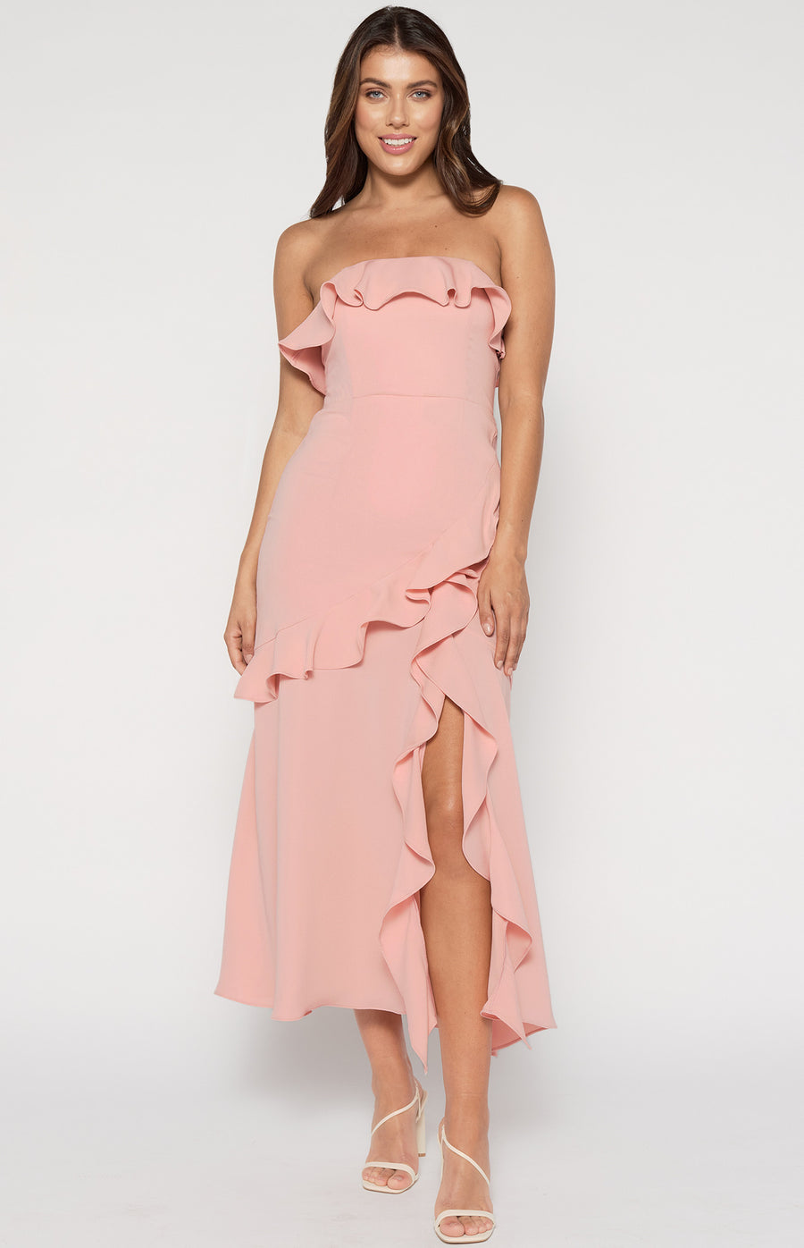 Cascade Frill Dress