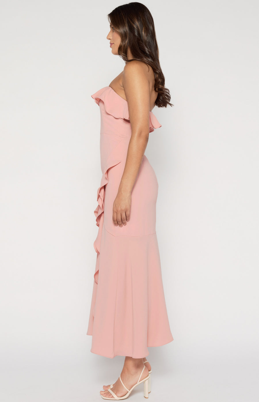 Cascade Frill Dress