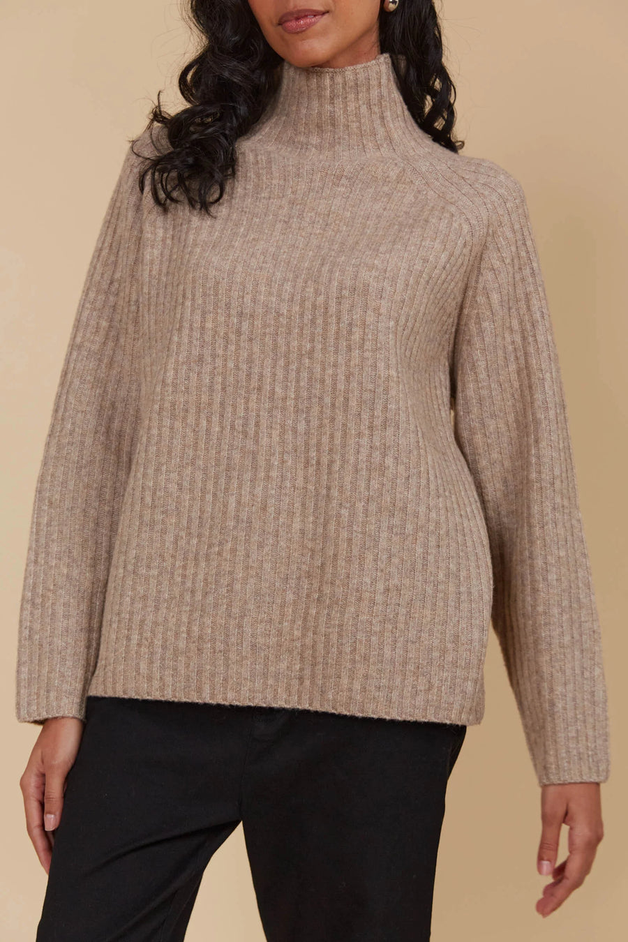 Miru Knit Jumper - Taupe