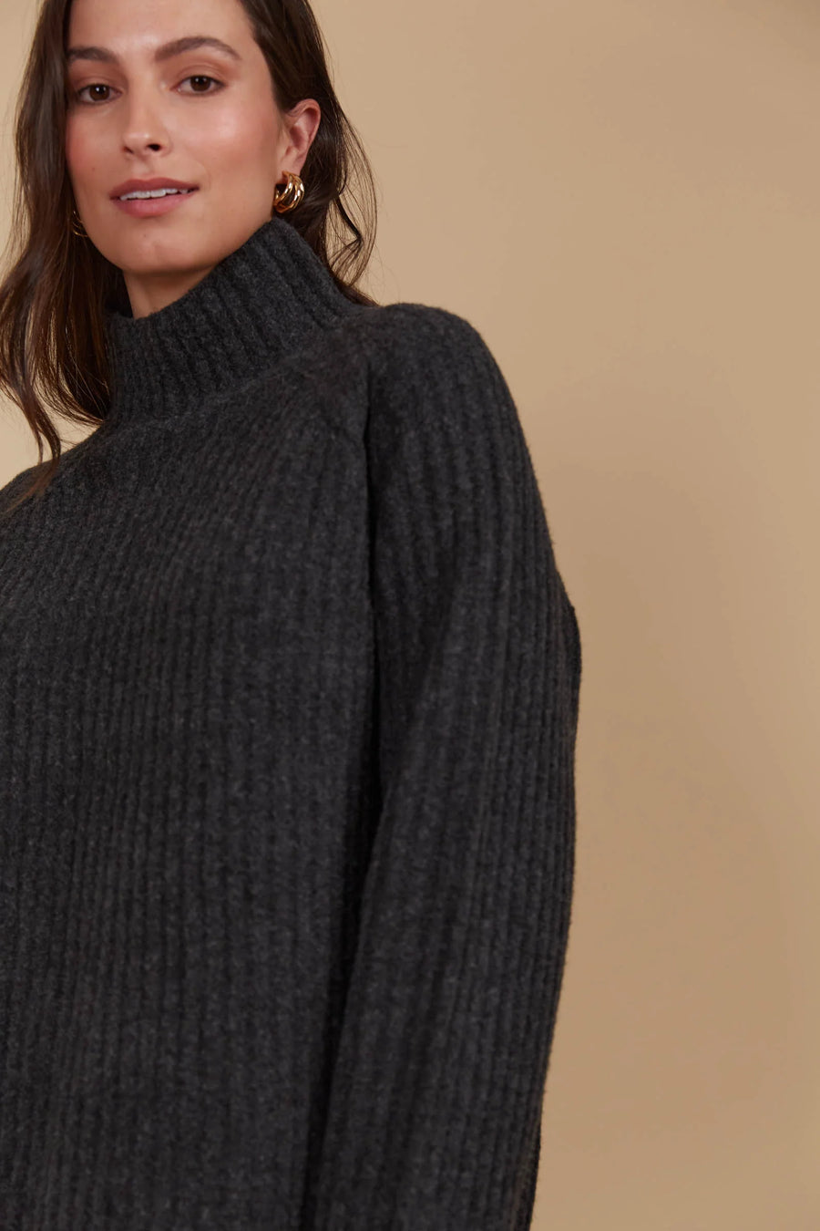 Miru Knit Jumper - Ash