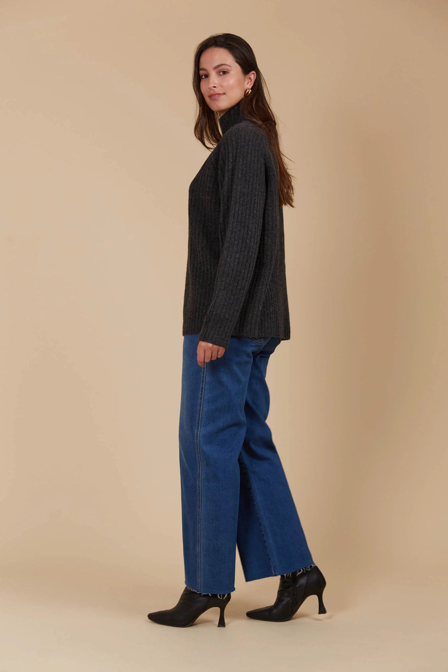 Miru Knit Jumper - Ash