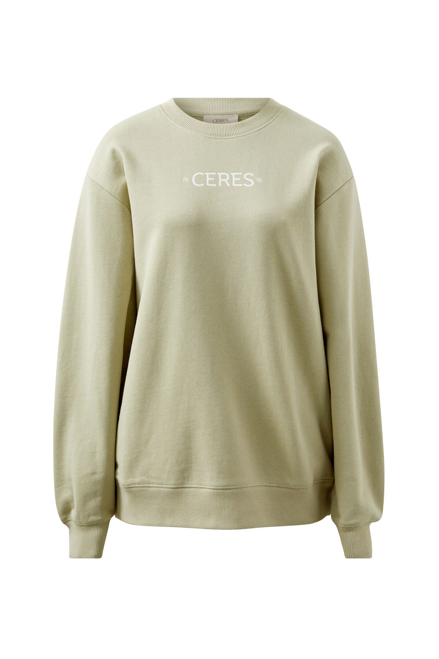 Isla Oversized Crew - Matcha