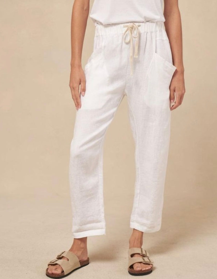 luxe linen pants