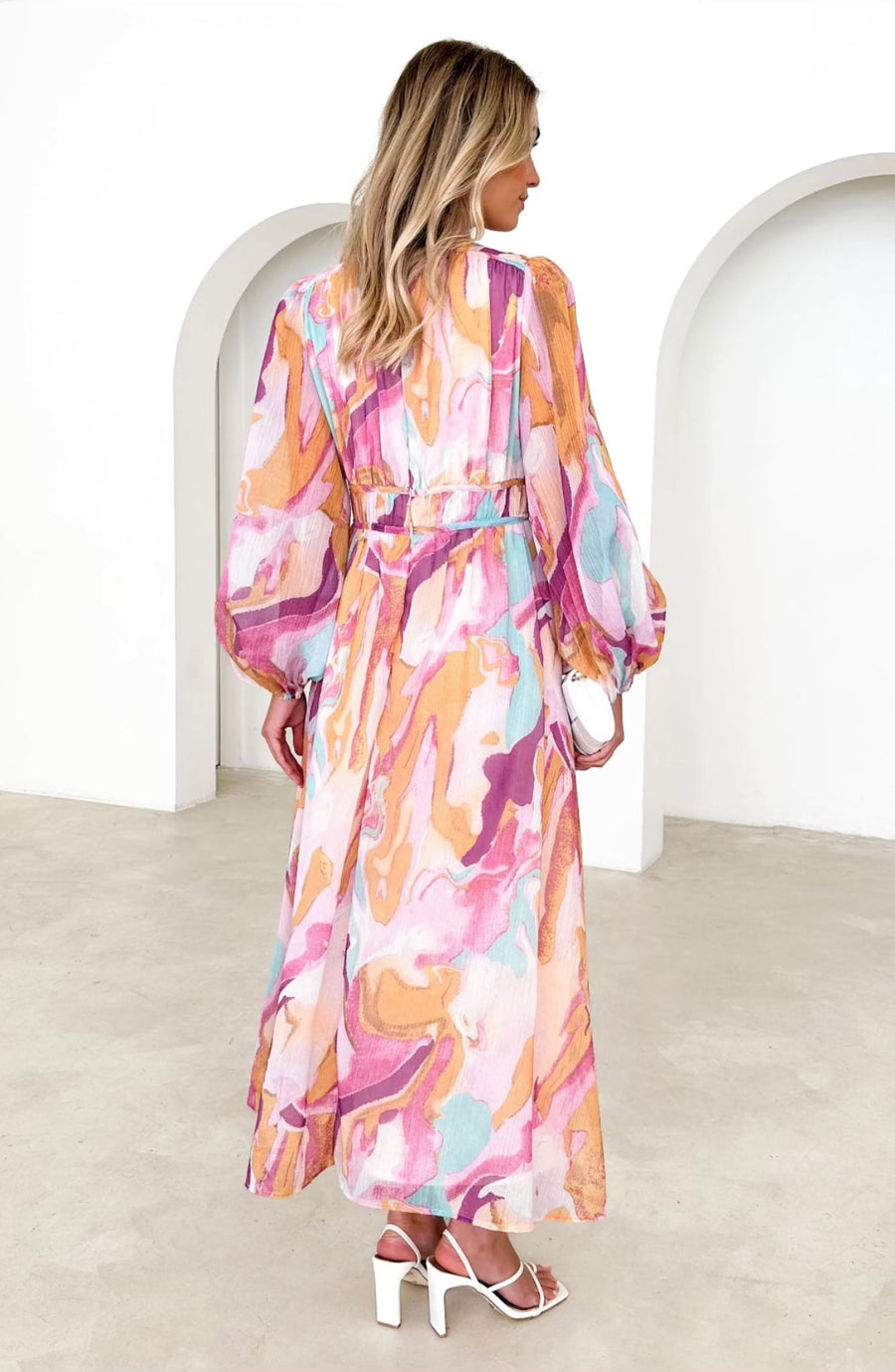 Jessie LS Dress - Pink