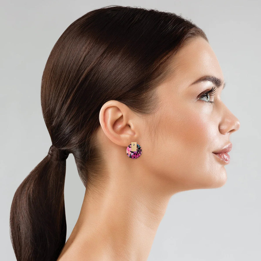 Laura Blythman layered circle stud