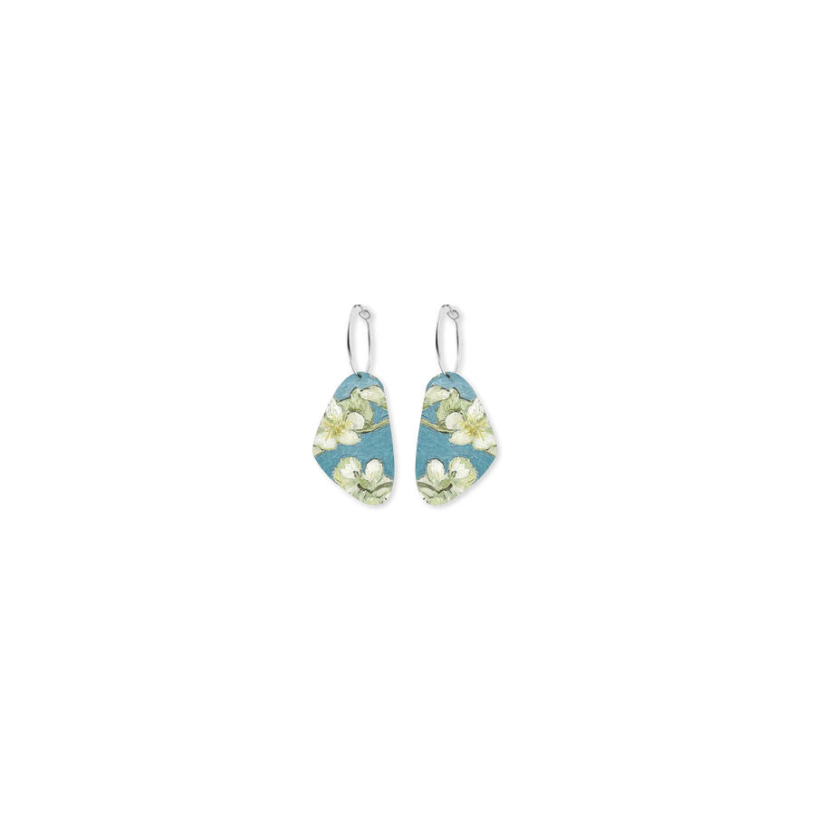 Van Gogh blossoms pippi hoop earrings