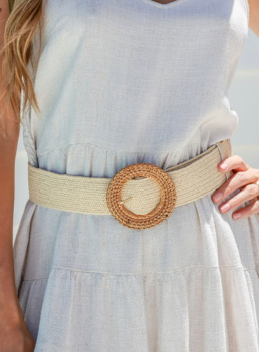 Woven Belt - Sand
