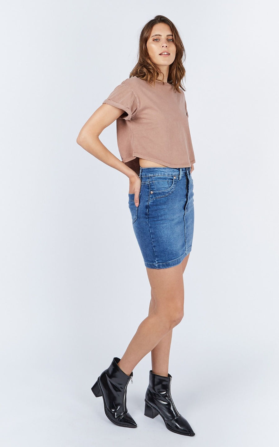 Leah skirt - Dark denim